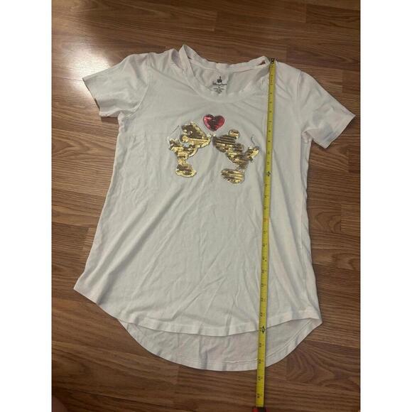Disney Mickey & Minnie Mouse Bling Top Size Medium - Picture 4 of 6